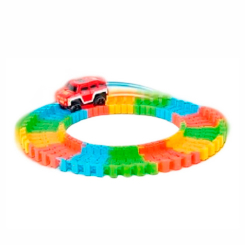 Автотреки - Игровой набор Maya Toys Машинка с гоночным треком (7210)
