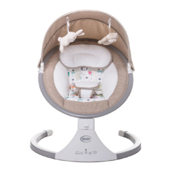 Розвивальні килимки, крісла-качалки - Крісло-гойдалка 4Baby Rock`n relax бежеве (4RR01) (5901691956643)