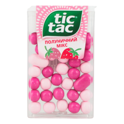 Солодощі - Драже Tic tac Полуничний мікс (80800019)