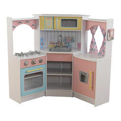 Детские кухни и бытовая техника - Игрушечная кухня KidKraft Роскошная угловая (53368)