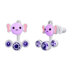 Ювелірні прикраси - Сережки джекети UmaUmi Magic Seven LIL вухоніг фіолетовий (2210000005754) Ювелірні прикраси - Сережки джекети UmaUmi Magic Seven LIL вухоніг фіолетовий (2210000005754)