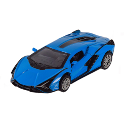 Автомодели - Автомодель Автопром Lamborghini Sian голубой (AP74153/1)