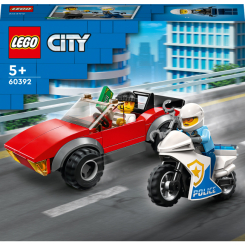 Конструктори LEGO - Конструктор LEGO City Переслідування автомобіля на поліцейському мотоциклі (60392)