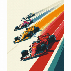 Товари для малювання - Картина за номерами Brushme Погоня за перемогою (BS54510)