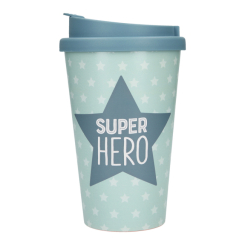 Чашки, стаканы - Стакан Top Model Super hero 350 мл с крышкой (042180/2)