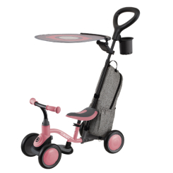 Біговели - Біговел Globber Learning bike Deluxe 3 в 1 пастельно-рожевий (639-211)