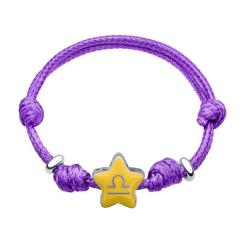 Ювелирные украшения - Браслет на шнурке UmaUmi Zodiac Весы с талисманом (2210000006645)