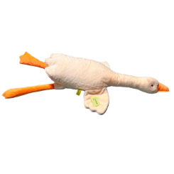 М'які тварини - М'яка іграшка MeriToys Гусак-обіймусь бежевий 120 см (2050000315688)