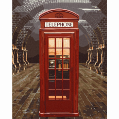 Товары для рисования - Картина по номерам Ідейка WB Harry Potter Магический вход 40 х 50 см (KHO5234)