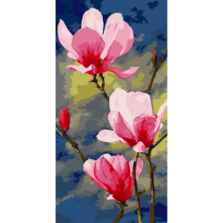Товари для малювання - Картина за номерами Art Craft Рожева магнолія 40 х 80 см (13046-AC)