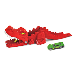 Автотреки, паркинги и гаражи - Пусковой набор Hot Wheels City Опасные создания Динозавр (GVF41/GVF42)