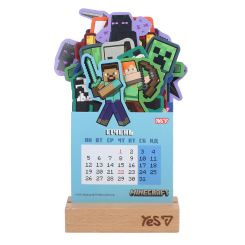 Канцтовари - ​Календар Yes Minecraft настільний на 2026 рік (270266)