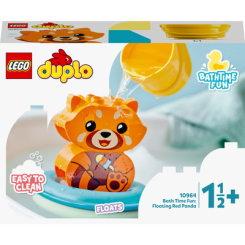 Конструкторы LEGO - Конструктор LEGO DUPLO Веселое купание: Плавающая красная панда (10964)