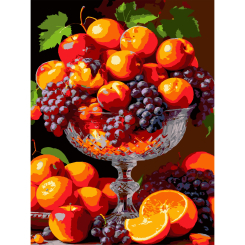 Товары для рисования - Картина по номерам Strateg Фруктовая палитра 30 х 40 см (SS-1282)