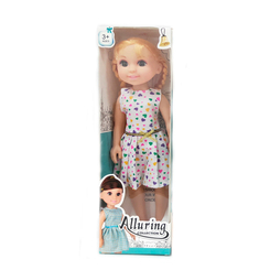 Куклы - Кукла DIY Toys Блондинка в платье с сердечками (CJ-2201537/1)