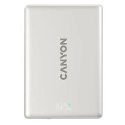 Павербанки - Портативная батарея Canyon magnetic power bank OnPower 500 PD20W 5000mAh Aluminium Star Grey (CNS-CPB500G)