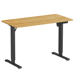 Мебель для геймеров - Стол OfficePro С электрорегулировкой высоты Light wood/black (ODE1260LW)