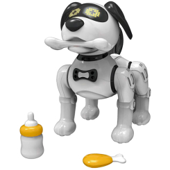 Роботы - Интерактивное животное Собака Limo Toy K11 на радиоуправлении Белый (36415s45409)