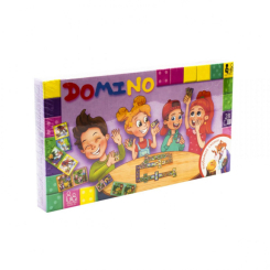 Настільні ігри - Настільна гра Доміно Danko Toys DTG-DMN-01-2-3-4 Улюблені казки - 1 (21362s23345)