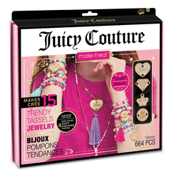 Наборы для творчества - Набор для создания шарм-браслетов Make it Real Juicy Couture Модный образ (MR4415)