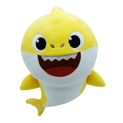 Персонажі мультфільмів - М'яка іграшка Baby shark Мале акуленятко музична (PFSS-08001-01)