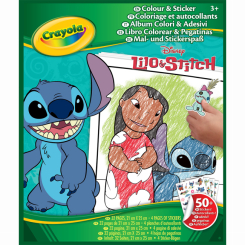 Розмальовки та актівітібуки (2-6 років) - Розмальовка Crayola Lilo and Stitch (04-0900G)