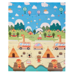 Розвивальні килимки - Дитячий складний килимок Poppet Крутезні канікули та Чудесні звірята 150х180 см (2036037)