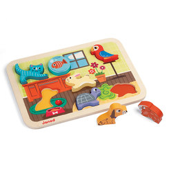 Развивающие игрушки - Пазл Janod Домашние животные (J07024) Развивающие игрушки - Пазл Janod Домашние животные (J07024)