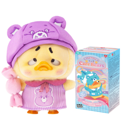 Брелоки - Мягкая игрушка с кольцом Pop Top 1983toys Upset Duck x Care Bears Будь радугой (AP17183806800C)