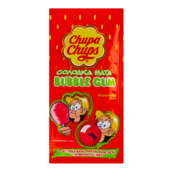 Солодощі - Гумка жувальна Perfetti Chupa Chups Fairy Floss Strawberry (6911316100817)