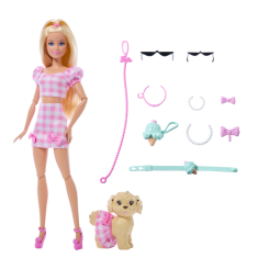 Ляльки - ​Ігровий набір Barbie Парні образи рожева клітинка (JFP36)