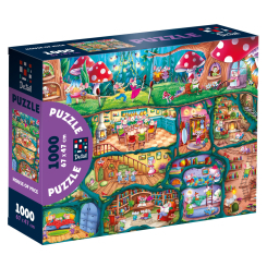 Пазли - Пазл De.tail Будиночок мишенят 1000 деталей (DT1000-15)