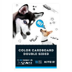 Канцтовары - Картон цветной Kite Dogs 10 листов А5 (K22-289)