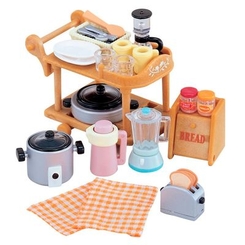 Аксессуары для фигурок - Игровой набор Кухонная посуда и аксессуары Sylvanian Families (5090)
