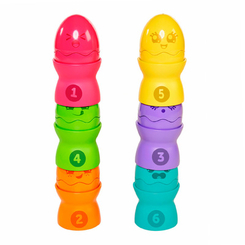 Розвивальні іграшки - Розвивальна іграшка Tomy Яскраві яйця (T73083)
