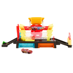 Автотреки - Игровой набор Cars Измени цвет Автомойка с МакКуином (JBM70)
