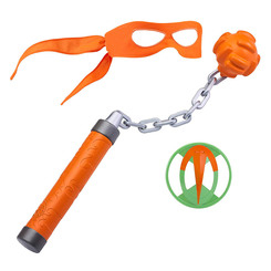 Аксессуары - Игрушечное оружие TMNT Эволюция Черепашек-Ниндзя Снаряжение Микеланджело (82053)