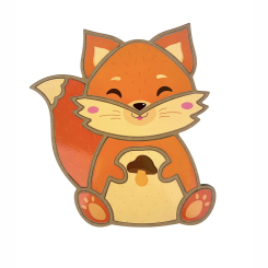 Развивающие игрушки - Сортер Apli Krapli Лисичка (2222438695018)