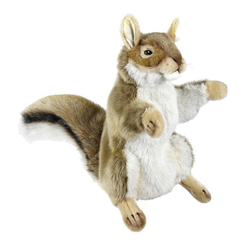 М'які тварини - Іграшка-рукавичка Hansa Puppet Руда білка 28 см (7162)