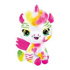 Набори для творчості - ​Набір для творчості Canal Toys Diy Airbrush plush Єдиноріг Неон з фломастерами (AIR024/1)