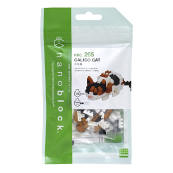 Блокові конструктори - Конструктор Nаnoblock Каліко кіт 140 елементів (124114)