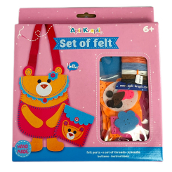 Наборы для творчества - Набор для творчества Apli Krapli Сумочка и кошелек Мишка (4820198700850) Наборы для творчества - Набор для творчества Apli Krapli Сумочка и кошелек Мишка (4820198700850)