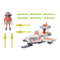 Конструкторы с уникальными деталями - Игровой набор Playmobil Top agents Шпионское летающее средство (70234)