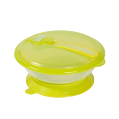 Товари для догляду - Тарілка Lindo з ложкою та кришкою зелена (4890210000350) Товари для догляду - Тарілка Lindo з ложкою та кришкою зелена (4890210000350)