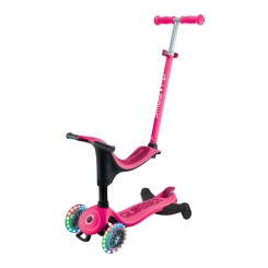 Самокати - Самокат Globber Go up sporty lights фуксія (456-610)