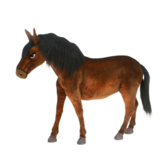 М'які тварини - М'яка іграшка Hansa Верховий кінь 70 см (4806021901205) М'які тварини - М'яка іграшка Hansa Верховий кінь 70 см (4806021901205)