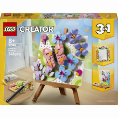 Конструкторы LEGO - Конструктор LEGO Creator Декоративная живопись «Цветочное искусство» (31390)