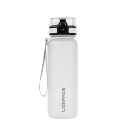 Бутылки для воды - Бутылка для воды Uzspace Frosted белая 800 мл (6955482333754)