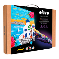 Наборы для творчества - Набор для творчества OKTO 3D картина Санторини (10044) Наборы для творчества - Набор для творчества OKTO 3D картина Санторини (10044)