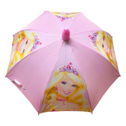 Парасольки і дощовики - Дитяча парасолька COLOR-IT SY-18 тростина 75 см Барбі Рожевий (35529s44102)